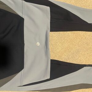 lululemon athletica Gray and Black Leggings